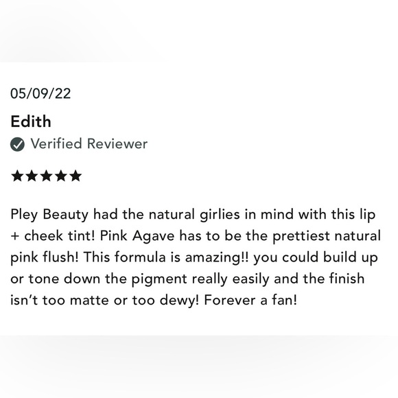 PLEY (2) Pink Agave Lip + Cheek Tint | Festival Flush - Picture 6 of 7